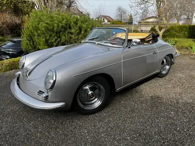Porsche 356 B Roadster 1600 Super 1960 — Légende cabriolet, 59'000 km authentiques — interni