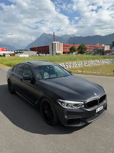 BMW M550i xDrive SAG — Berline sportive 462 ch, 88 000 km, sans sinistre — Miniature 7