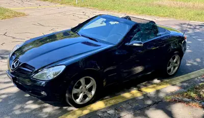 Mercedes-Benz SLK 200 Kompressor — Cabriolet sportif automatique, 57'900 km seulement — tableau de bord
