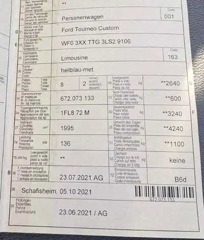 Ford Tourneo Custom 2.0 TDCi 185 Camper — Van aménageable 8 places, parfait état — detail