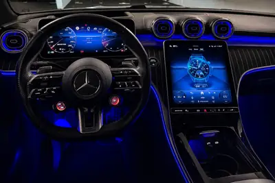 Mercedes-AMG CLE 53 4MATIC+ — Coupé haute performance hybride, 46'000 km seulement — Miniatura 13
