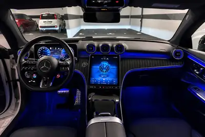Mercedes-AMG CLE 53 4MATIC+ — Coupé haute performance hybride, 46'000 km seulement — Miniatura 14