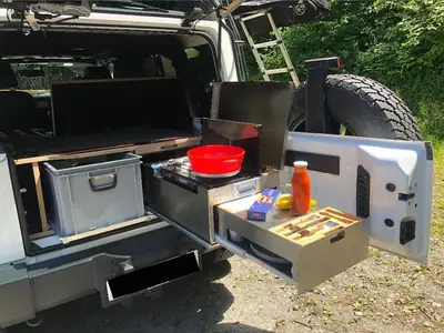 Jeep Wrangler Rubicon X Unlimited 3.6 V6 — Expedition Ready, Équipement Camping Premium — Miniature 9