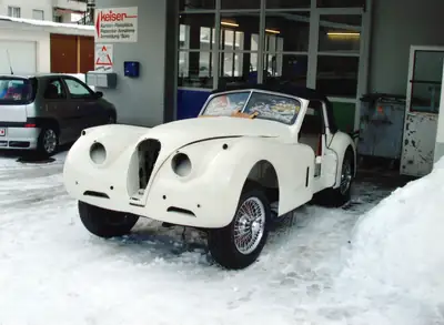 Jaguar XK 120 DHC 1954 — Chef-d'œuvre décapotable, matching numbers et histoire certifiée — détail