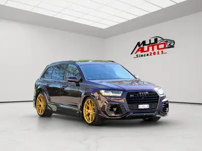 Audi SQ7 4.0 TDI — SUV 7 places performant, bodykit ABT, finition violette exclusive — Miniatura 7