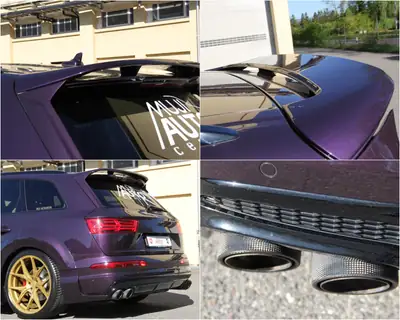 Audi SQ7 4.0 TDI — SUV 7 places performant, bodykit ABT, finition violette exclusive — Miniatura 19