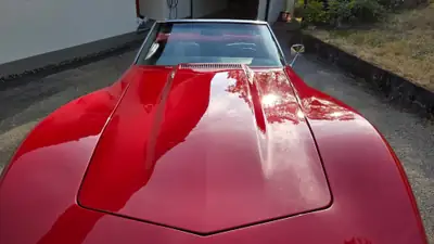 Chevrolet Corvette C3 Cabriolet 427 L36 — Légende américaine 1968, 396 ch, Matching Numbers — vista posteriore