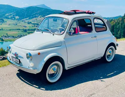 FIAT 500 F 1969 — Icône des années 60, véritable pièce de collection — fianco