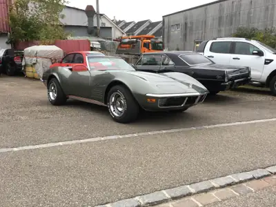 Chevrolet Corvette C3 1972 — Cabriolet légendaire, moteur V8 5.7L, seulement 37'270 km — Außenansicht