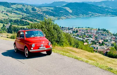 Fiat 500 F 1971 — Icône vintage authentique, rouge d'époque, état exceptionnel — interior