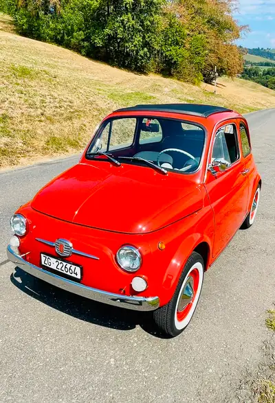 Fiat 500 F 1971 — Icône vintage authentique, rouge d'époque, état exceptionnel — Thumbnail 12