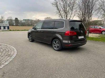 VW Sharan Cup — Monospace 7 places fiable, diesel automatique, entretien à jour — arrière