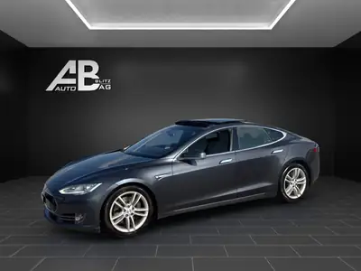 Tesla Model S 85 D 4x4 — 525 ch, transmission intégrale et garantie fraîche — Seitenansicht