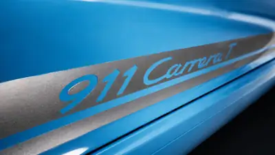 Porsche 911 Carrera T 2018 — Coupé sportif pur jeu, boîte manuelle, 8300 km seulement — Seitenansicht