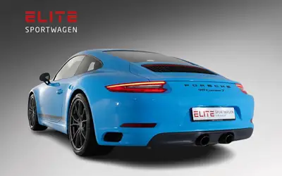 Porsche 911 Carrera T 2018 — Coupé sportif pur jeu, boîte manuelle, 8300 km seulement — Miniatur 11