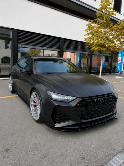 Audi RS6 Avant 4.0 V8 TFSI — Break haute performance avec kit ABT homologué — vista esterna
