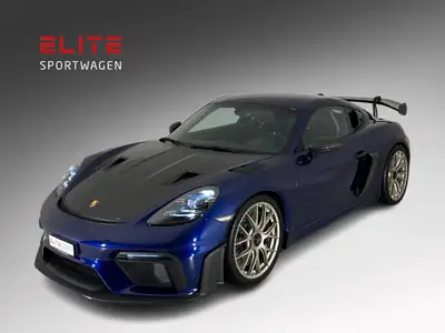 Porsche 718 Cayman GT4 RS PDK — Coupé sportif exceptionnel, pack Weissach, 700 km — Seitenansicht