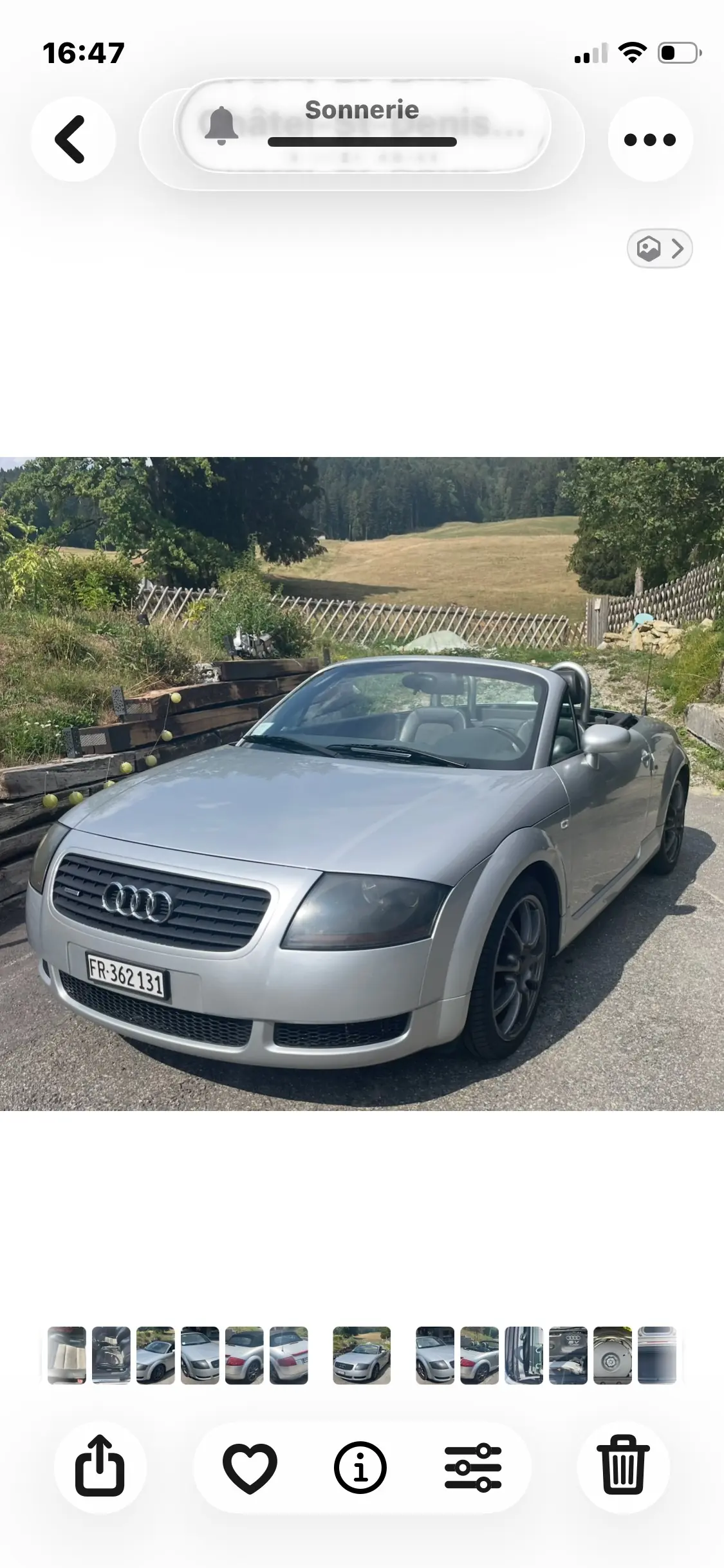 Audi TT 2001 occasion Châtel-St-Denis — 3