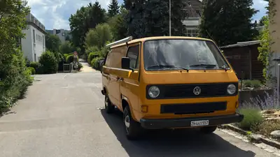 VW T3 1988 — Camping-car aménagé, équipé solaire et tous pneus — exterior view