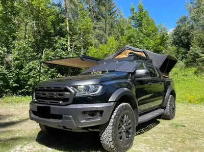 Ford Ranger 2.0 EcoBlue 4x4 Raptor — Pick-up robuste, sans accident, 71 500 km — fianco