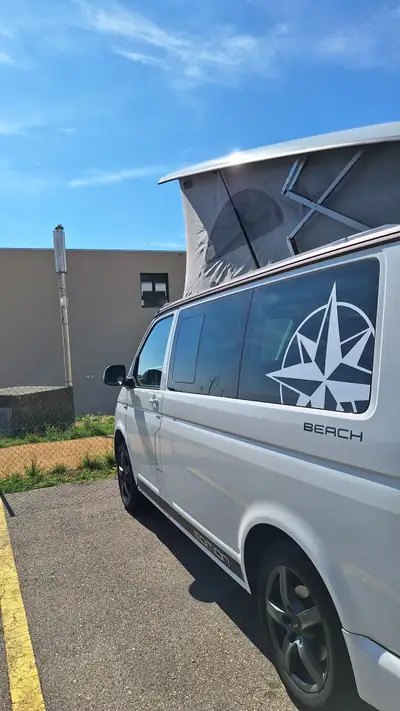 VW T6 2.0 TDI 150 Beach DSG — Monospace spacieux sans accident, 7 places — dettaglio