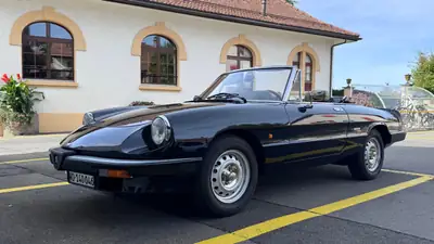 Alfa Romeo Spider 2.0 Veloce 1986 — Cabriolet de légende, expertisé vétéran sans défaut — Miniatur 7