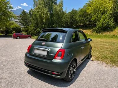 Fiat 500 2021 — L'icône urbaine aux teintes élégantes, moteur hybride léger — Seitenansicht