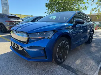 Skoda Enyaq iV 80x SportLine — SUV électrique 265 ch, traction intégrale, 59 500 km — Seitenansicht