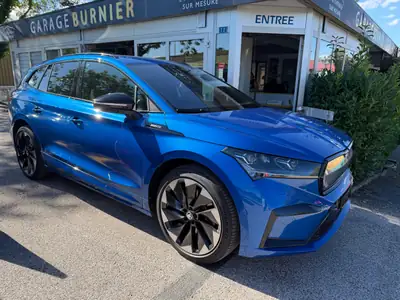 Skoda Enyaq iV 80x SportLine — SUV électrique 265 ch, traction intégrale, 59 500 km — Außenansicht