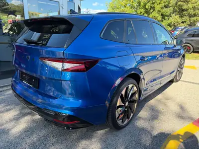Skoda Enyaq iV 80x SportLine — SUV électrique 265 ch, traction intégrale, 59 500 km — Heckansicht