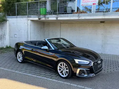 Audi S5 Cabriolet 354 ch — Élégance décapotable, moteur V6 biturbo — côté