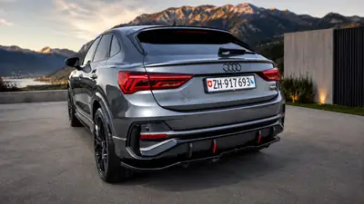 Audi Q3 2.0 45 TFSI S line — SUV compact dynamique, 87'000 km seulement — side view