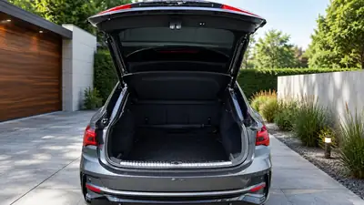 Audi Q3 2.0 45 TFSI S line — SUV compact dynamique, 87'000 km seulement — rear view