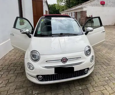 Fiat 500C Cabrio 1.2 Star — Décapotable pétillante, toiture rouge emblématique — Miniatura 10