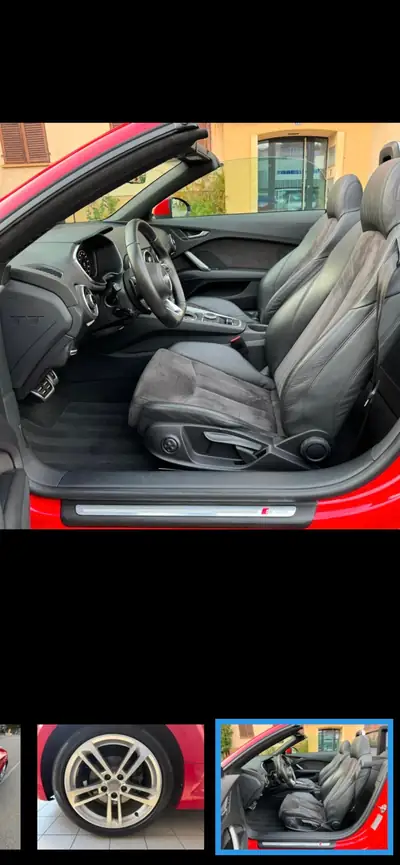 Audi TT 2.0 TFSI S-Tronic — Cabriolet sportif légendaire, sans accident — tableau de bord