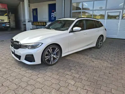 BMW M340d xDrive — Break sportif diesel, 351 ch et traction intégrale — rear view