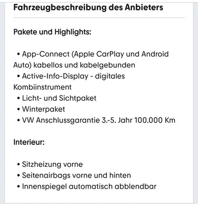 VW Golf 1.5 TSI Live — Berline essence dynamique, 47 500 km, garantie constructeur — dettaglio