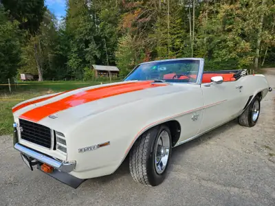 Chevrolet Camaro SS/RS Indy Pace Car 1969 — Muscle car légendaire, cabriolet collector — exterior view