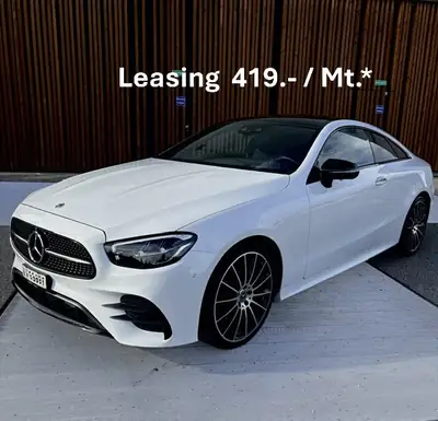 Mercedes-Benz E 200 AMG Line 4Matic — Coupé sportif 2022, moins de 60'000 km — vista esterna