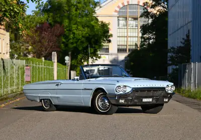 Ford Thunderbird 390 1964 — Cabriolet américain légendaire, état collection — Seitenansicht