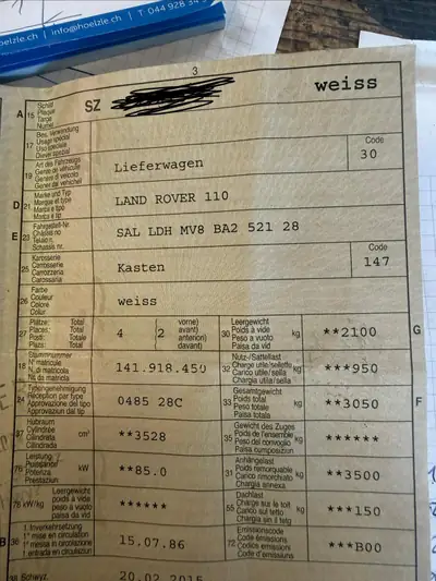 Land Rover 88-110 V8 — Légende britannique, moteur V8 puissant, 4x4 incontournable — cruscotto