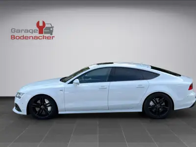 Audi S7 Sportback 4.0 TFSI V8 quattro — Berline de prestige 420 ch, sans accident — fianco