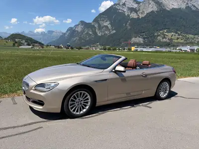 BMW 650i xDrive Cabriolet — Décapotable sportive 449 ch, 102 000 km — vue extérieure