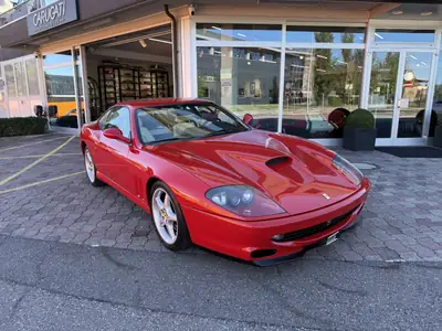 Ferrari F550 Maranello 1999 — Légendaire V12 Rosso Corsa, historique complet — côté