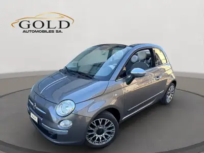 FIAT 500C 1.2 Lounge — Cabriolet élégant, entretien suivi, accident-free — Außenansicht