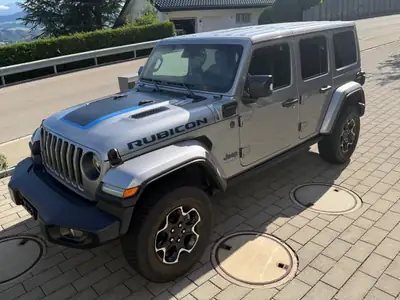 Jeep Wrangler Rubicon 4xe — SUV hybride rechargeable, première main, sans accident — côté