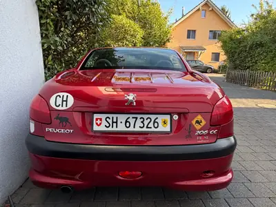 Peugeot 206 Cabriolet 2.0 — Roadster Pétillant, 150 000 km, Sans Sinistre — vista posteriore