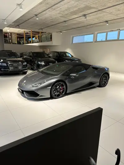 Lamborghini Huracán Spyder 2018 — Cabriolet italien 610 ch, entretien Lamborghini complet — cruscotto