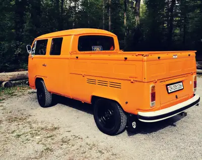 VW T2 Doka Pick-up 1979 — Légende automobile, authentique et rare — fianco