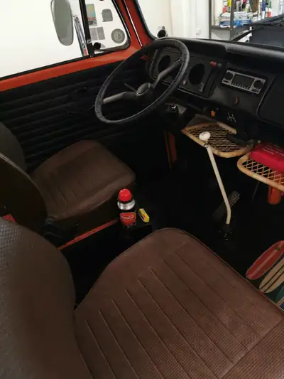 VW T2 Doka Pick-up 1979 — Légende automobile, authentique et rare — cruscotto
